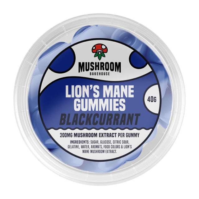 Mushroom Bakehouse Lion’s Mane Gummies (200mg Mushroom extract per gummy) - mamamary